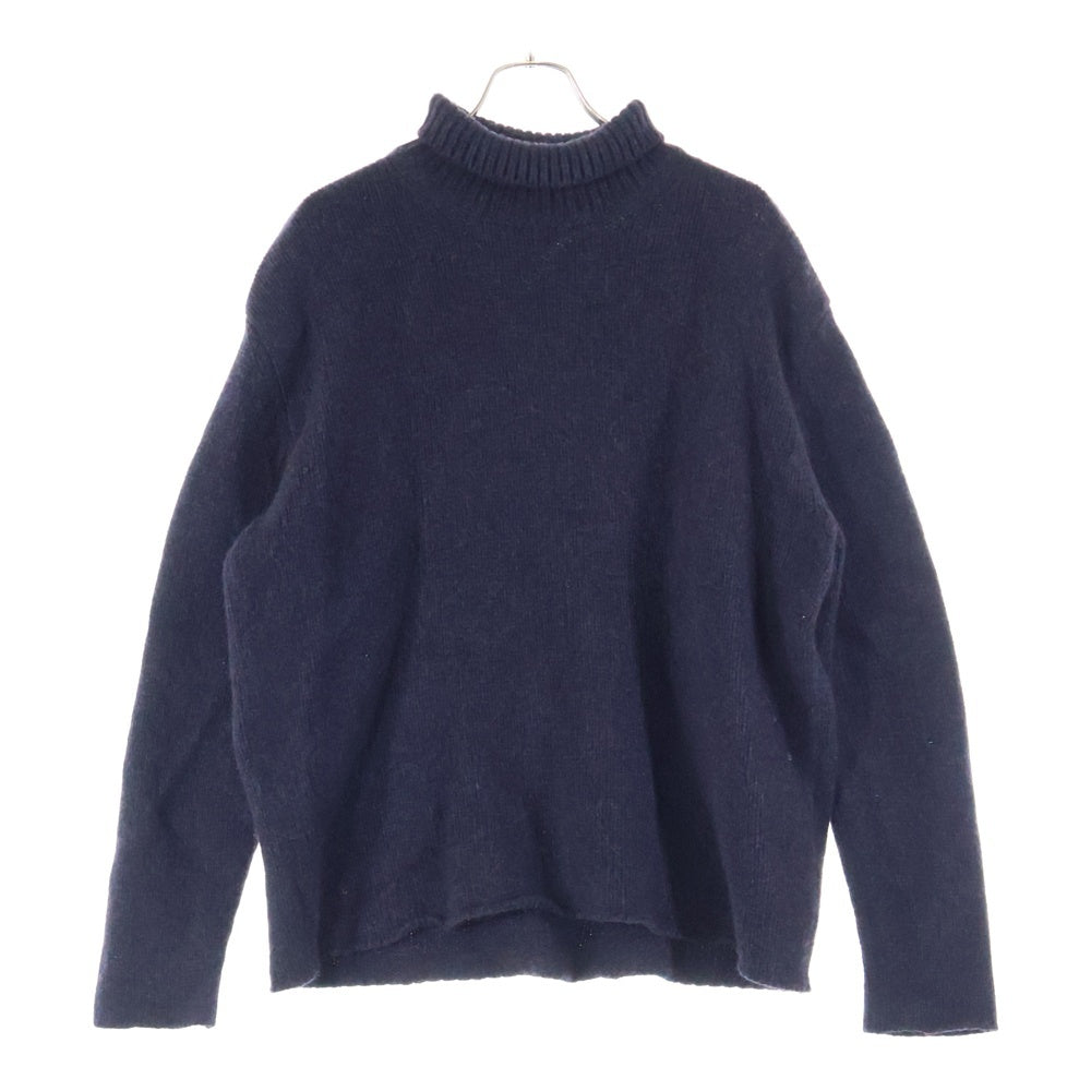 AURALEE(オーラリー) CAMEL WOOL MIX KNIT TURTLE NECK キャメルウールミックスニット タートルネック セーター ネイビー A20AP01CW