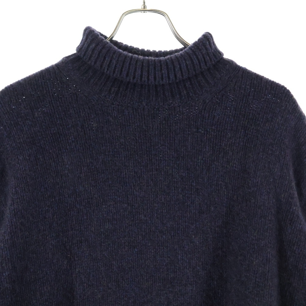 AURALEE(オーラリー) CAMEL WOOL MIX KNIT TURTLE NECK キャメルウールミックスニット タートルネック セーター ネイビー A20AP01CW