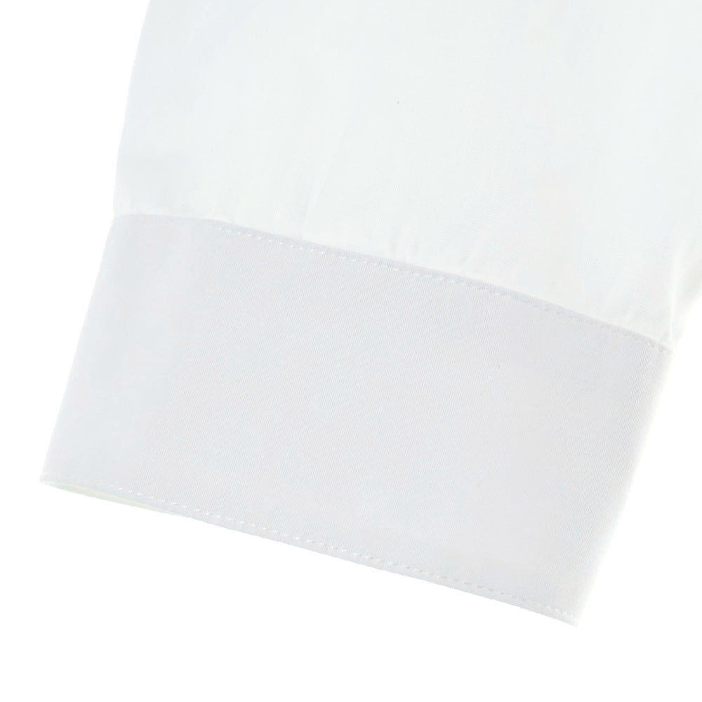 DIOR(ディオール) 18SS 襟ロゴ刺繍 比翼 コットン 長袖シャツ ホワイト 463C541W6680