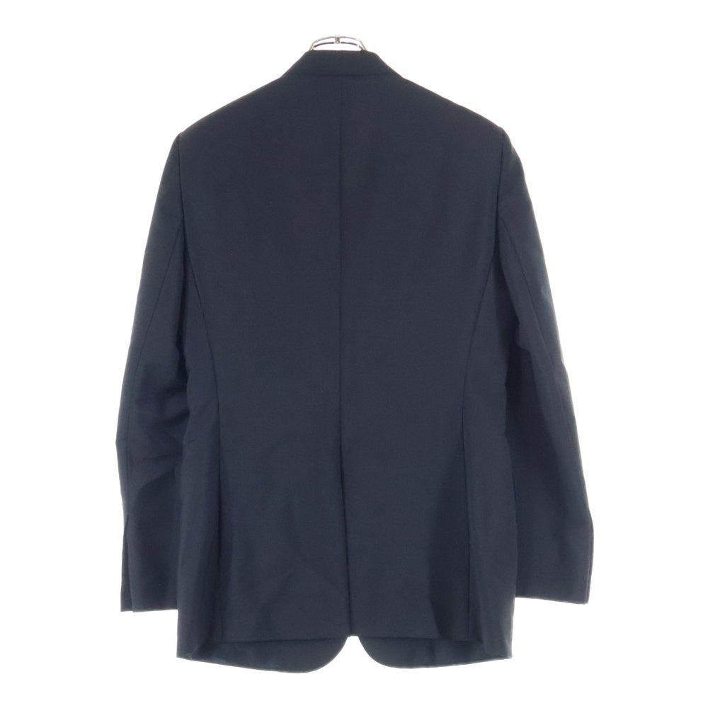 BALENCIAGA(バレンシアガ) イタリア製 ウールモヘア ノッチドラペル 2Bテーラードジャケット ノータック スラックスパンツ セットアップスーツ ブラック 301976 TAI10