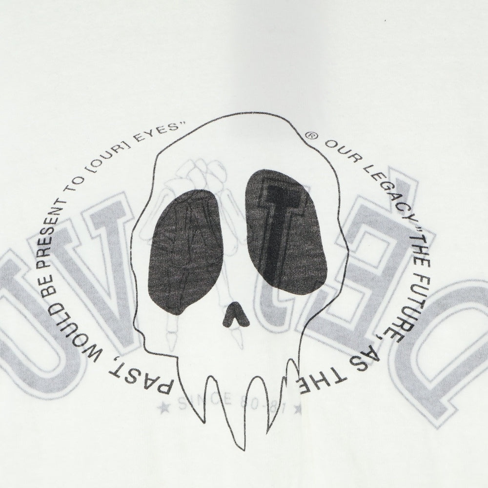 OUR LEGACY(アワーレガシー) フロントロゴデザイン クルーネック カットソー 半袖Tシャツ ホワイト M2226BMDP