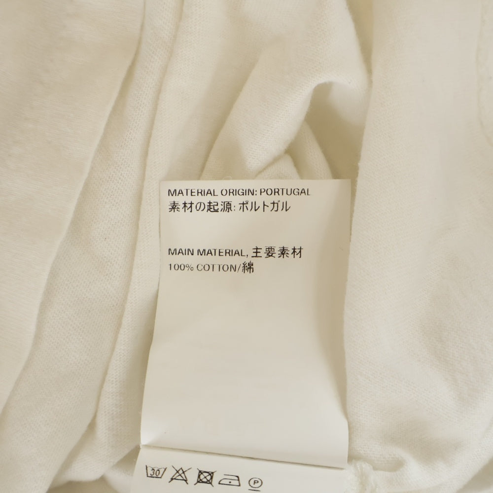 OUR LEGACY(アワーレガシー) フロントロゴデザイン クルーネック カットソー 半袖Tシャツ ホワイト M2226BMDP