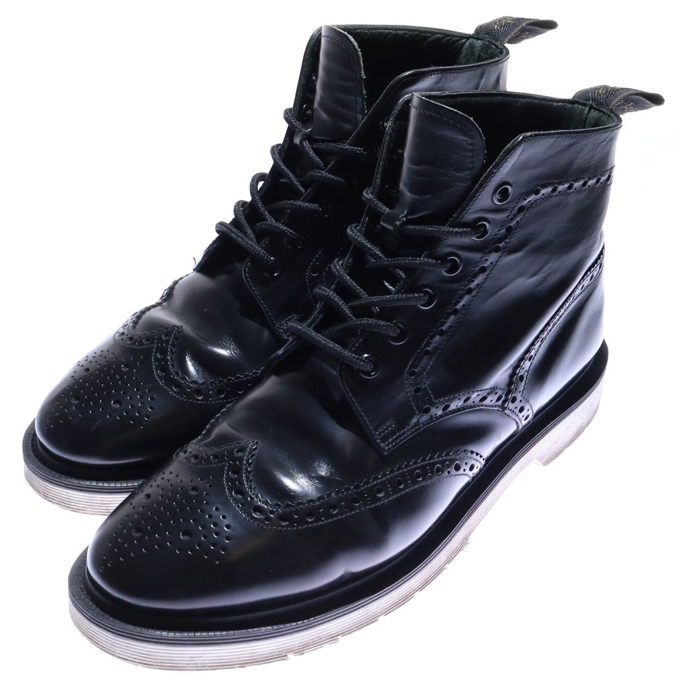 LOAKE(ローク) ウィングチップ レースアップ レザーブーツ ブラック