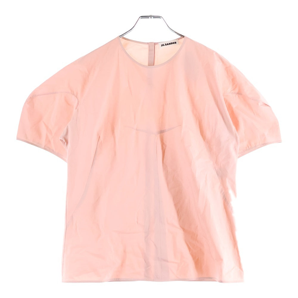 JIL SANDER(ジルサンダー) バックスナップボタン ダーツデザイン 半袖トップス ブラウス レディース ピンク HSJWNM0053