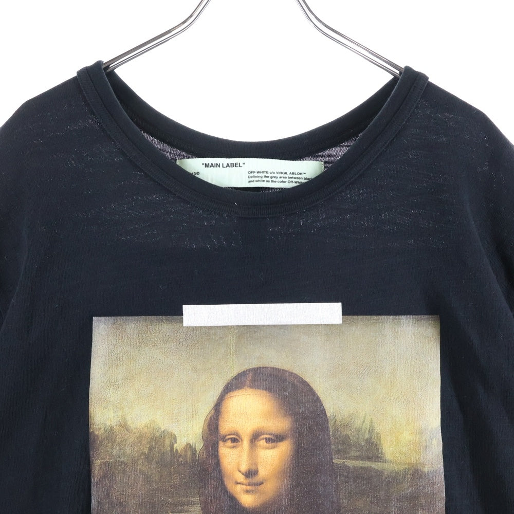 OFF-WHITE(オフホワイト) 18SS MONALISA S/S TEE モナリザ クルーネック カットソー 半袖Tシャツ ブラック OMAA002S18001012