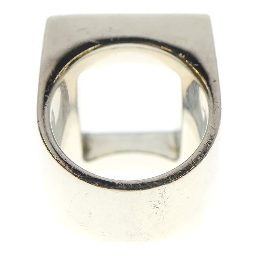 A-COLD-WALL(アコールドウォール) ロゴデザイン スクエアー フレームド リング シルバー