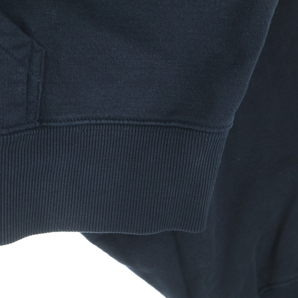 WILLY CHAVARRIA(ウィリーチャバリア) カンガルーポケット ドローストリング フーデッド スウェット パーカー ブラック