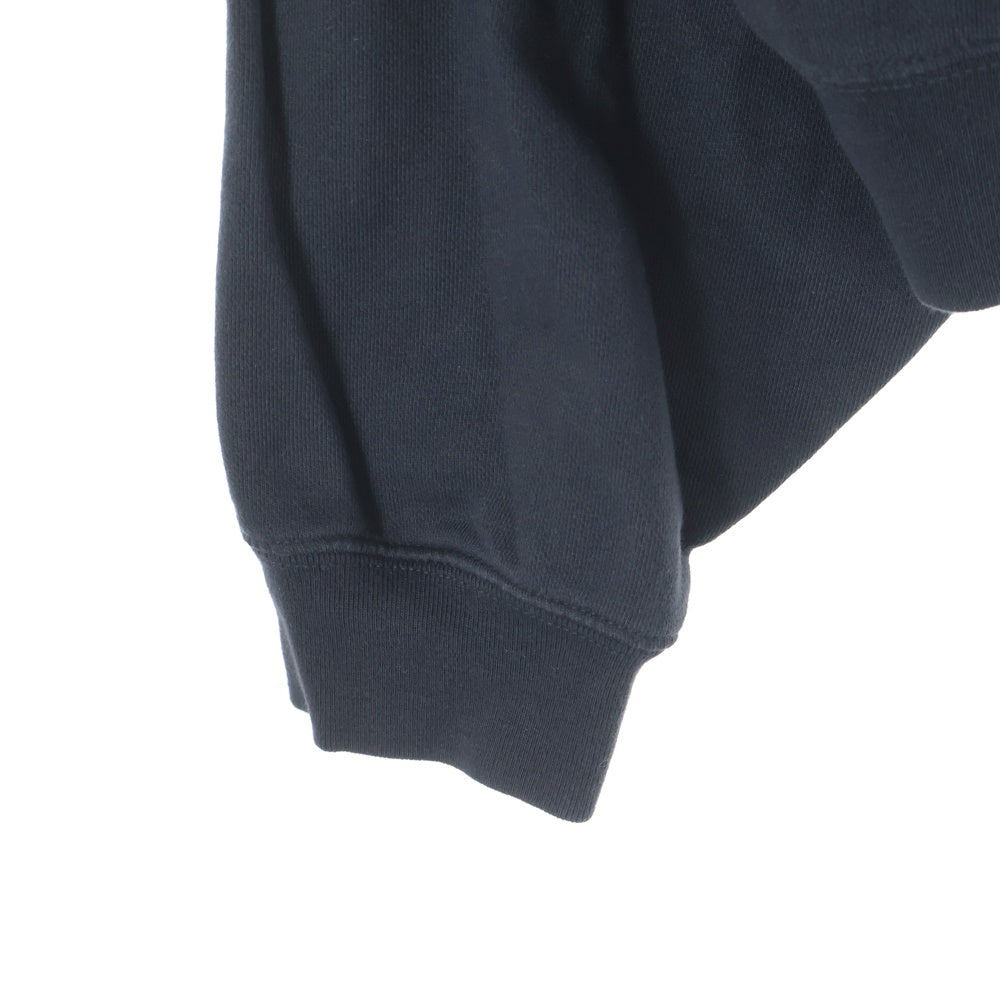 WILLY CHAVARRIA(ウィリーチャバリア) カンガルーポケット フーデッド スウェット パーカー ブラック