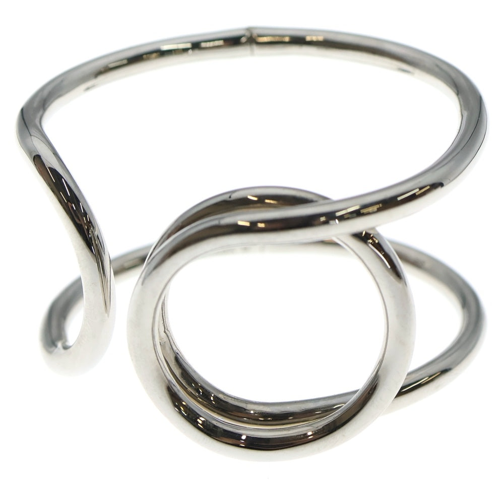 BALENCIAGA(バレンシアガ) 可変式 ワイヤーデザイン バングル ブレスレット シルバー