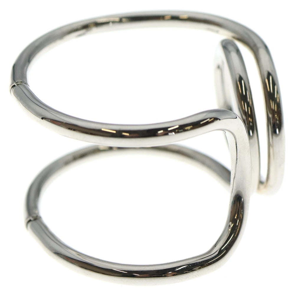 BALENCIAGA(バレンシアガ) 可変式 ワイヤーデザイン バングル ブレスレット シルバー