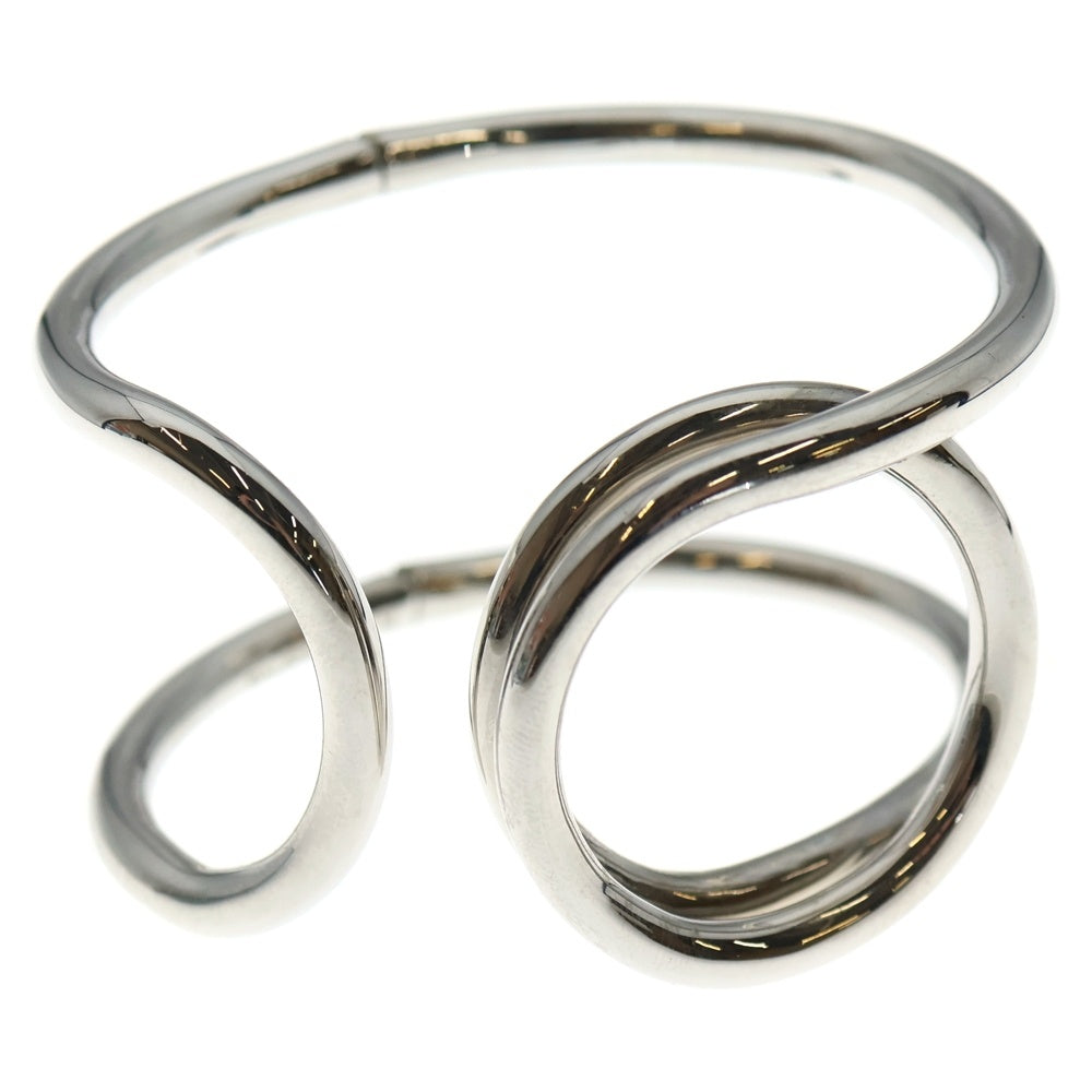 BALENCIAGA(バレンシアガ) 可変式 ワイヤーデザイン バングル ブレスレット シルバー