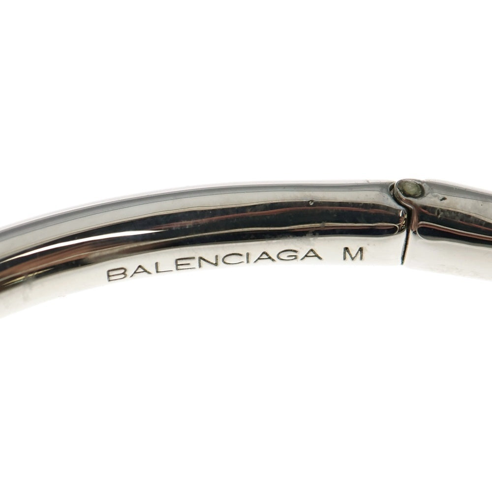 BALENCIAGA(バレンシアガ) 可変式 ワイヤーデザイン バングル ブレスレット シルバー