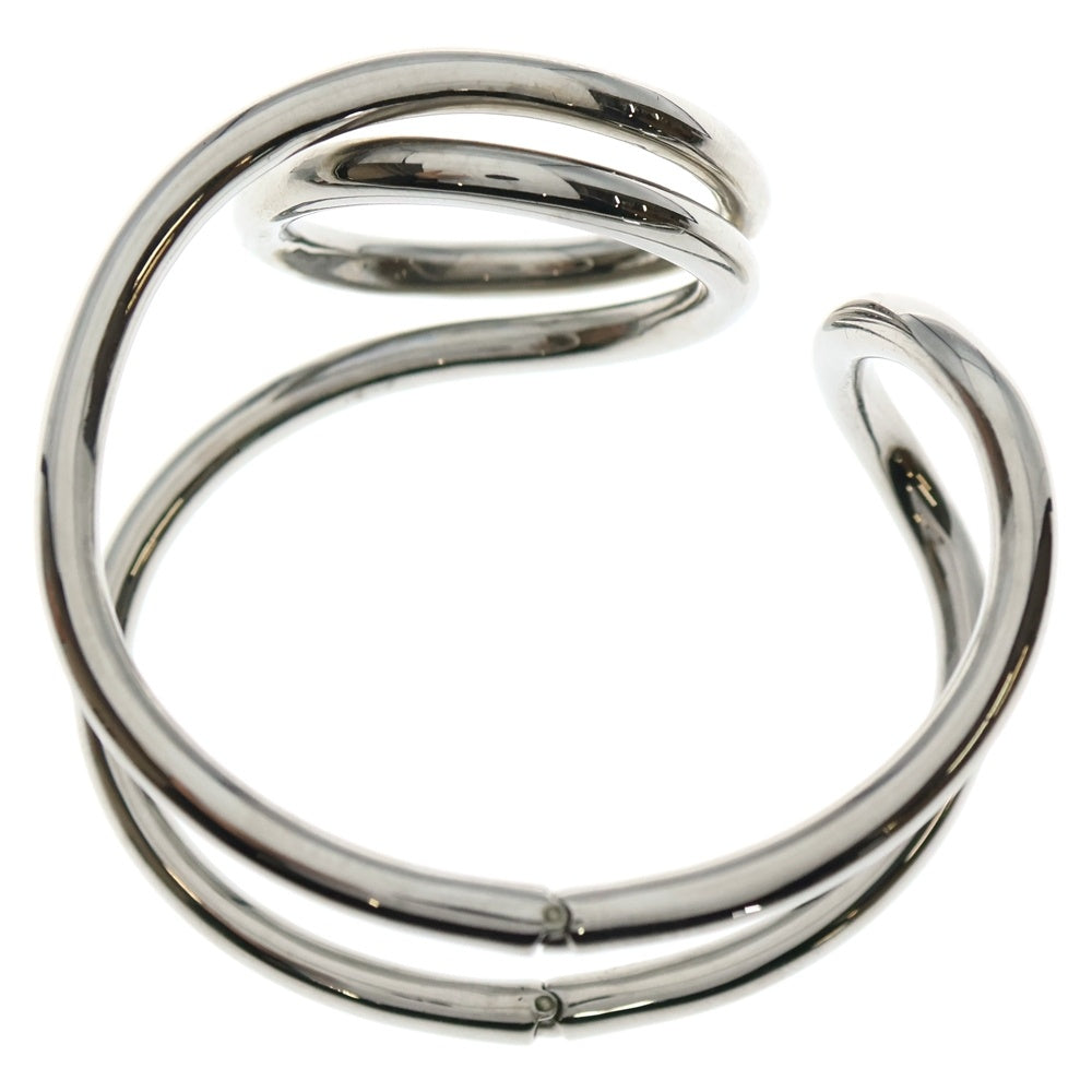 BALENCIAGA(バレンシアガ) 可変式 ワイヤーデザイン バングル ブレスレット シルバー