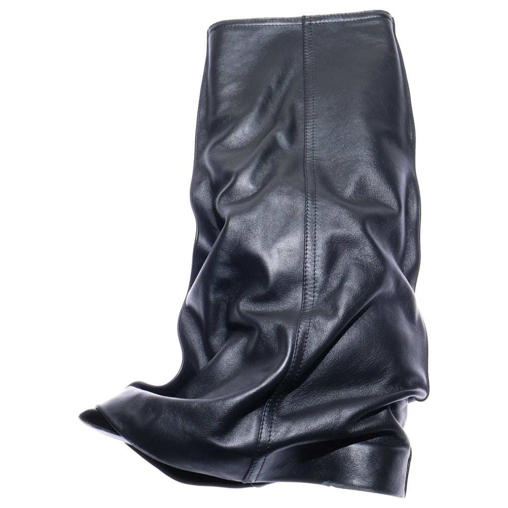 Sacai(サカイ) 24AW LEATHER PANTS MEDIUM BOOTS レザーパンツ