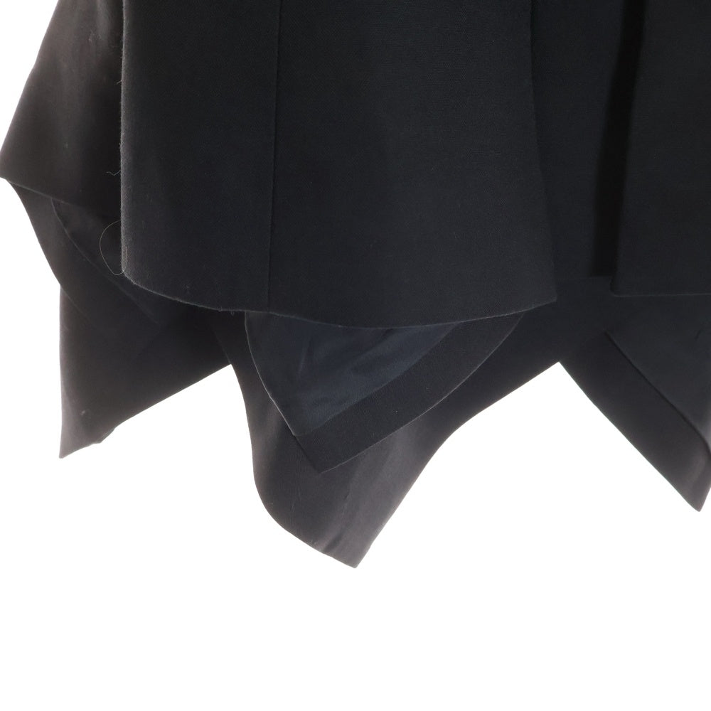 Sacai(サカイ) 24SS Mini Skirt トープ ペプラム ミニスカート レディース ブラック 24-07044