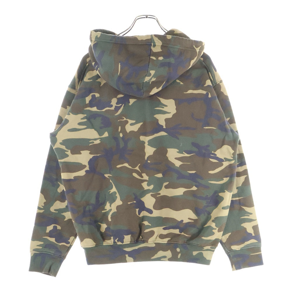 DSQUARED2(ディースクエアード) ICON アイコン カモ柄 ロゴデザイン ドローストリング フーデッド スウェット パーカー カーキ S79GU0006