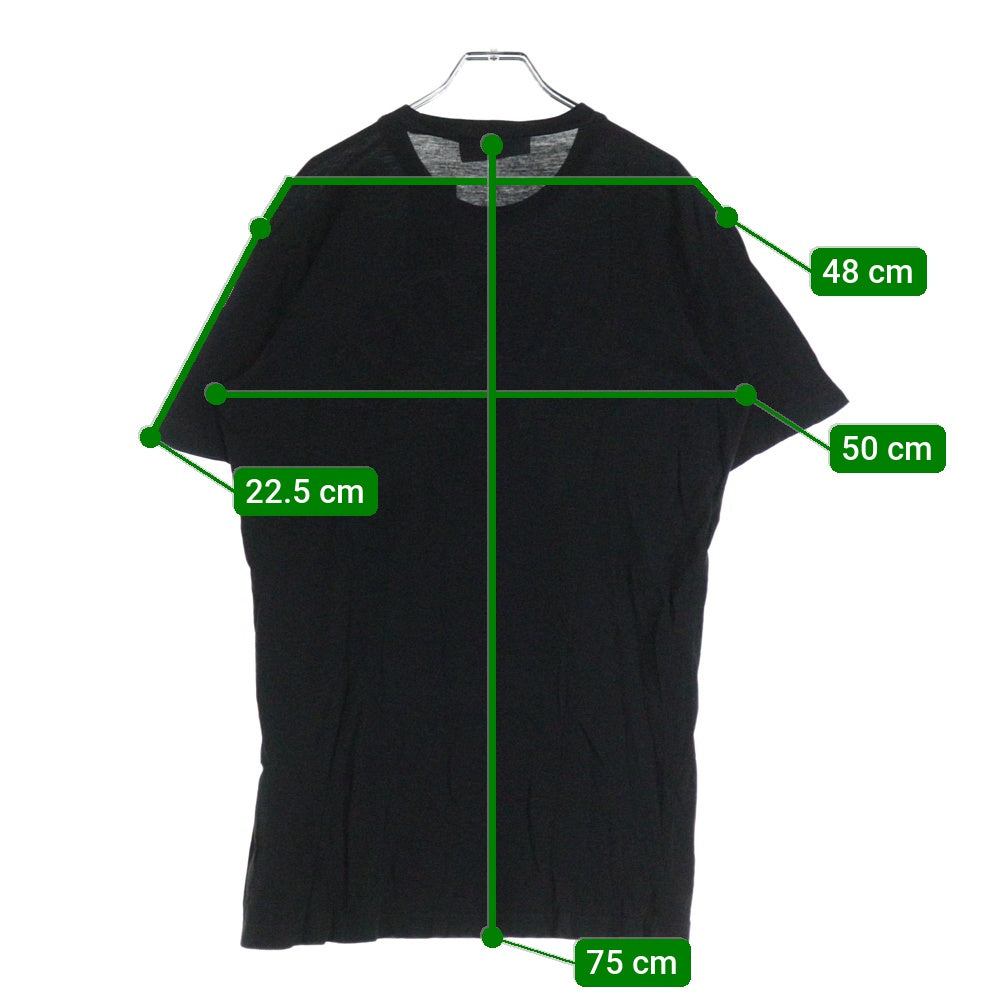 DSQUARED2(ディースクエアード) THE GAME ザ ゲーム クルーネック カットソー 半袖Tシャツ ブラック S71GD0896