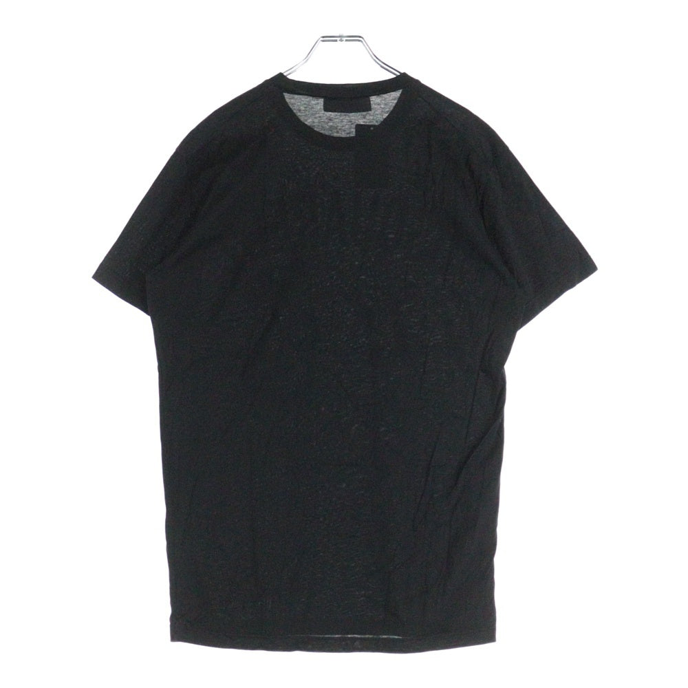 DSQUARED2(ディースクエアード) フロントロゴデザイン クルーネック カットソー 半袖Tシャツ ブラック S74GD0636