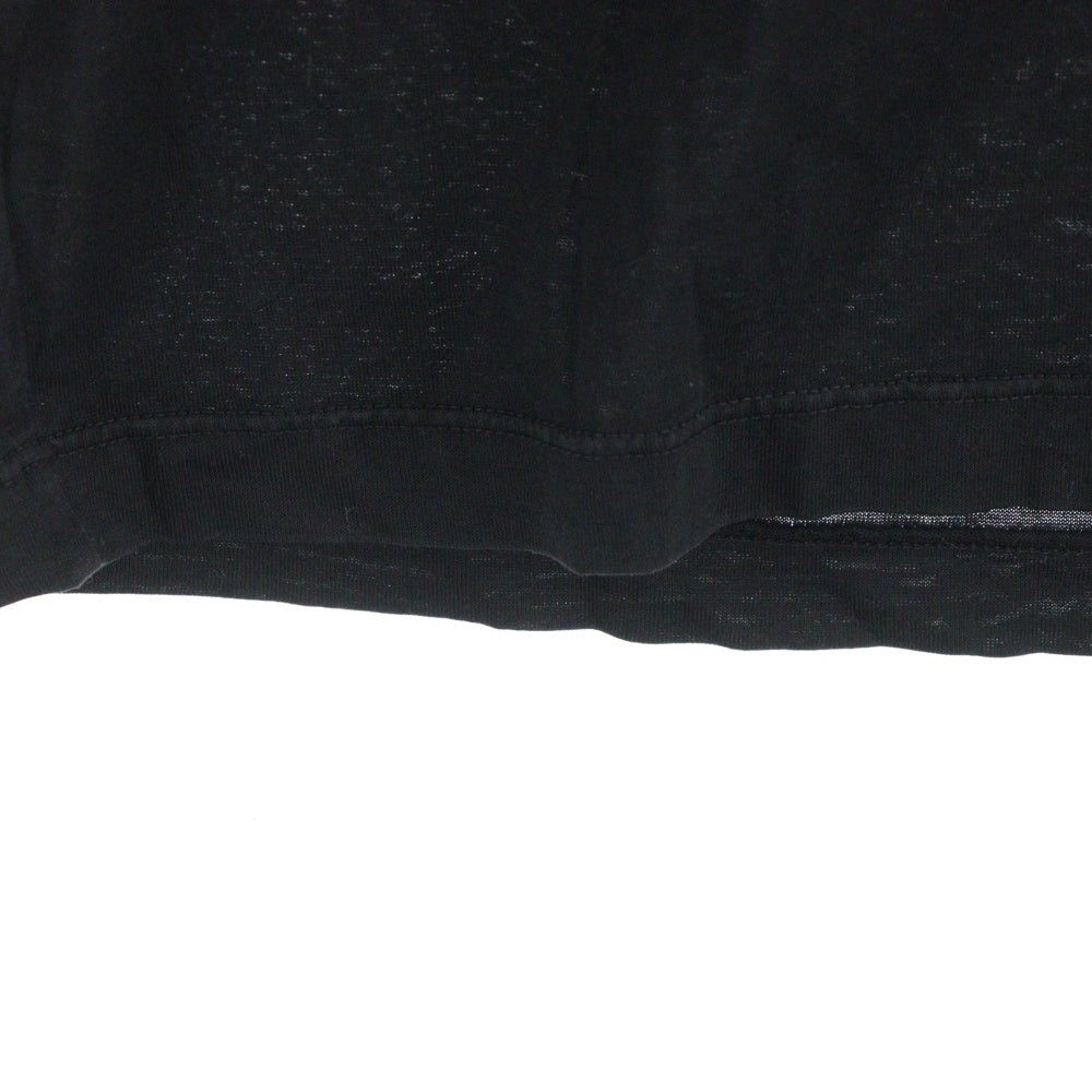 DSQUARED2(ディースクエアード) フロントロゴデザイン クルーネック カットソー 半袖Tシャツ ブラック S74GD0636