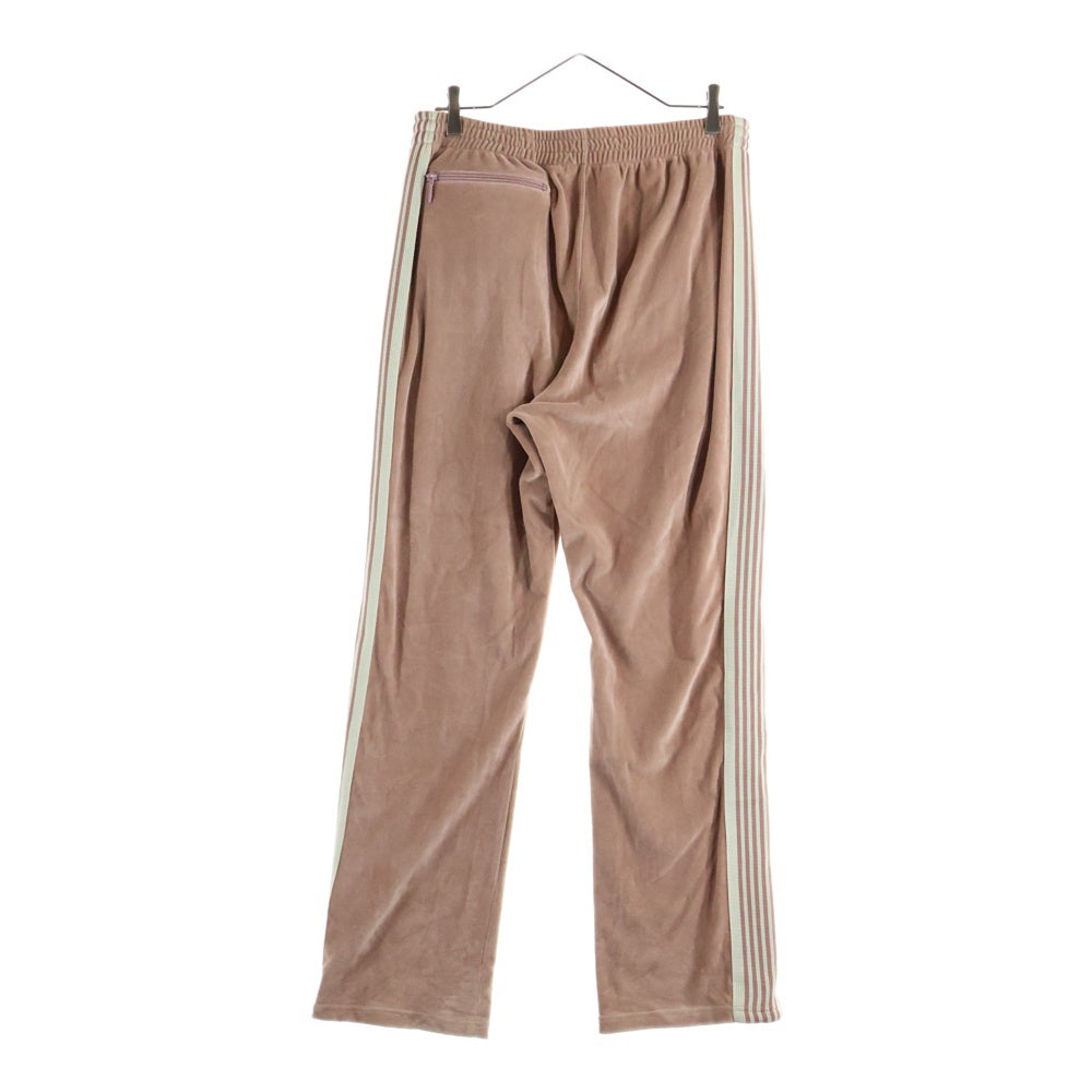 Needles(ニードルス) NARROW TRACK PANTS ナロー フロントロゴデザイン サイドライン トラックパンツ ベージュ MR293