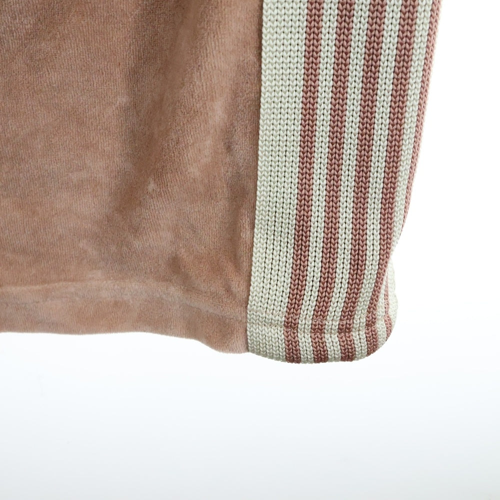 Needles(ニードルス) NARROW TRACK PANTS ナロー フロントロゴデザイン サイドライン トラックパンツ ベージュ MR293