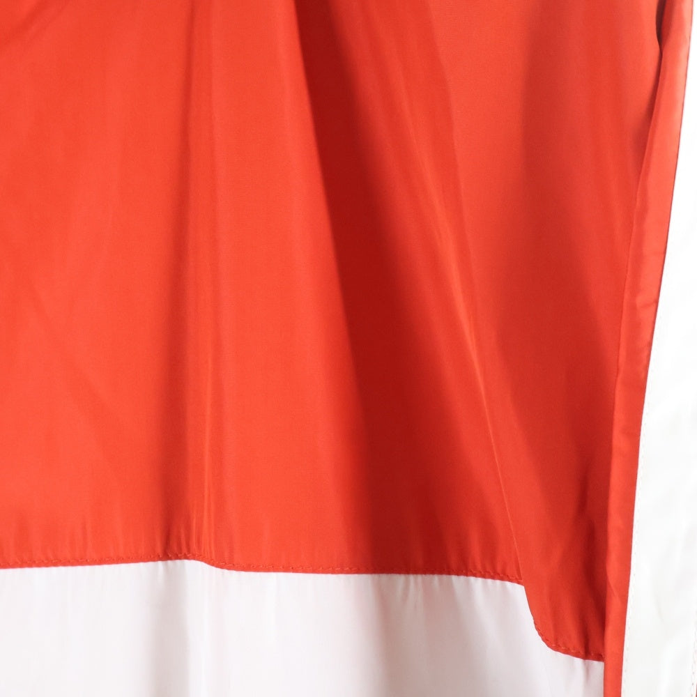 BALENCIAGA(バレンシアガ) 18AW Tracksuit Poplin Jacket フロントロゴプリント ジップアップ トラックジャケット レッド/ホワイト/ネイビー 528638 TYD36