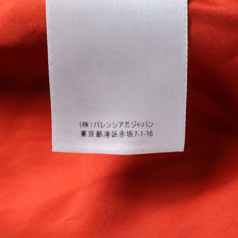 BALENCIAGA(バレンシアガ) 18AW Tracksuit Poplin Jacket フロントロゴプリント ジップアップ トラックジャケット レッド/ホワイト/ネイビー 528638 TYD36