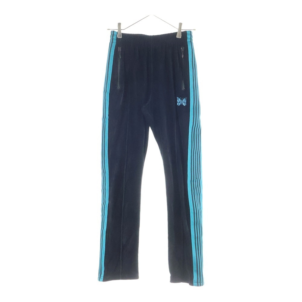 Needles(ニードルス) 24SS Narrow Track Pants ロゴ刺繍 ベロア