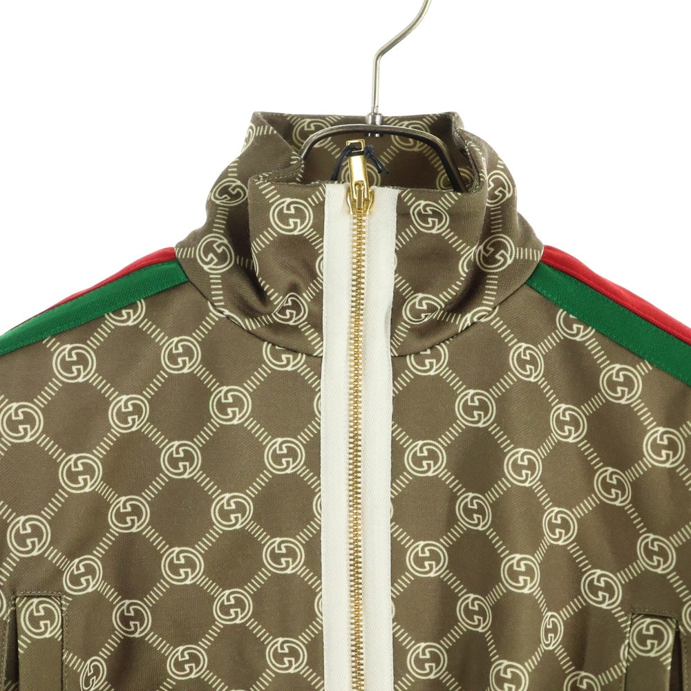 GUCCI(グッチ) インターロッキングG シェリーライン ショート丈 ジップアップトラックジャケット レディース ベージュ 671495 XJD1G