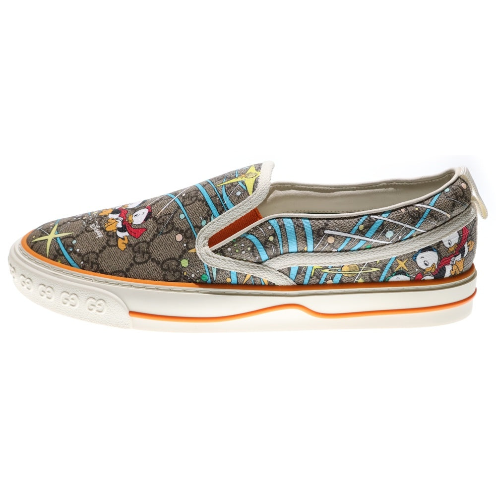 GUCCI(グッチ) ×DISNEY TENNIS 1977 ディズニー テニス PVCローカットスニーカー スリッポン ベージュ 647951
