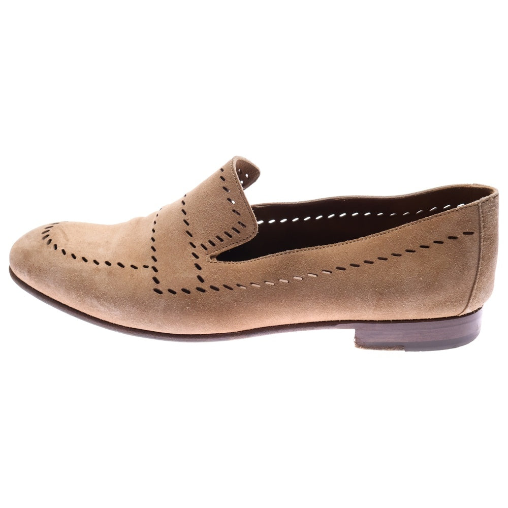 HERMES(エルメス) スウェード ローファー スリッポン シューズ ベージュ