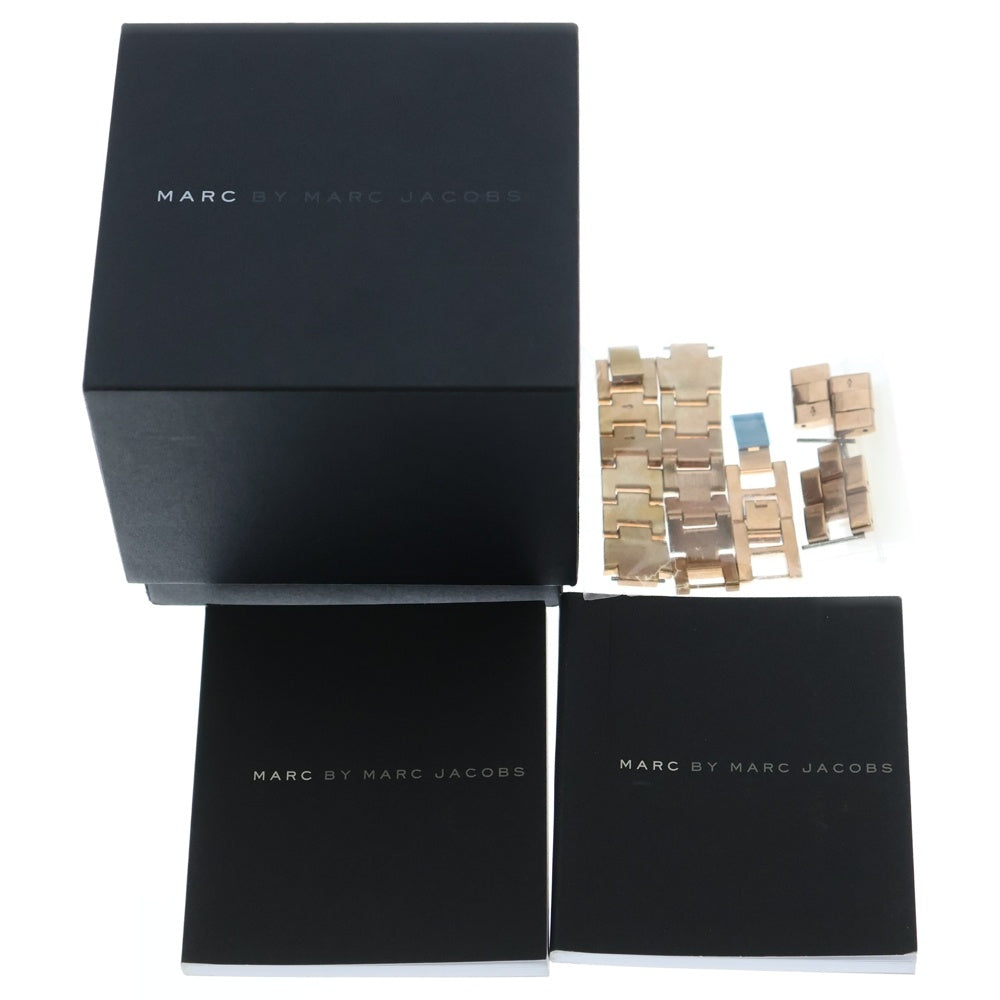 MARC BY MARC JACOBS(マーク バイ マーク ジェイコブス) エイミーディンキー SS クォーツ ホワイト文字盤 腕時計 ホワイト/ゴールド MBM3078 レディース