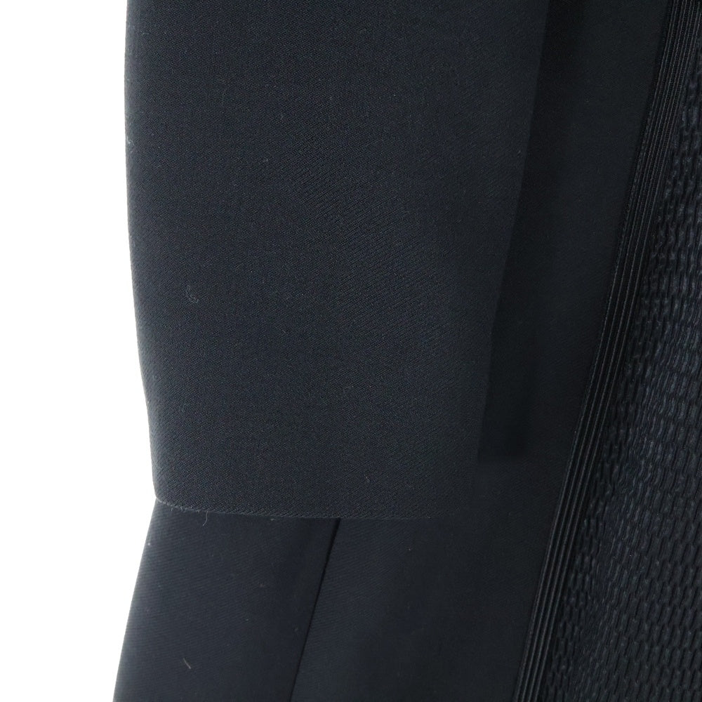 ETRO(エトロ) ウール混 ノーカラーガウンコート ブラック 092-15157-0407