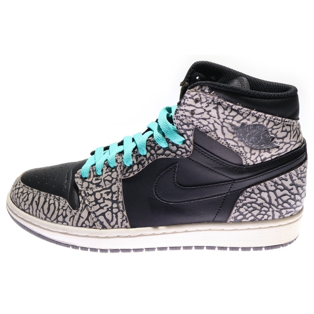 NIKE(ナイキ) AIR JORDAN 1 RETRO HIGH UN SUPREME エアジョーダン1 レトロ アン シュプリーム ハイカットスニーカー ブラック/グレー US8.5/26.5cm 839115-013