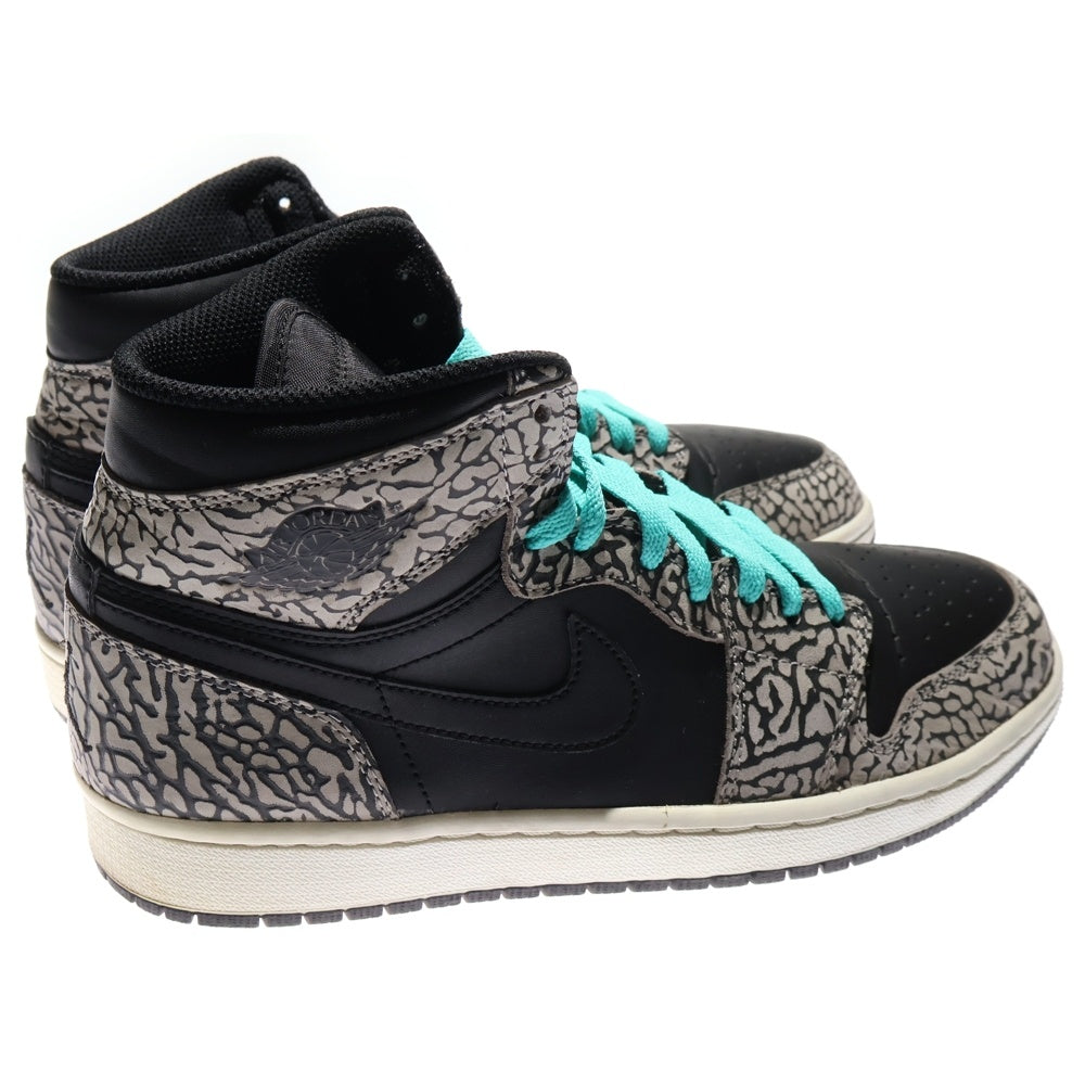 NIKE(ナイキ) AIR JORDAN 1 RETRO HIGH UN SUPREME エアジョーダン1 レトロ アン シュプリーム ハイカットスニーカー ブラック/グレー US8.5/26.5cm 839115-013