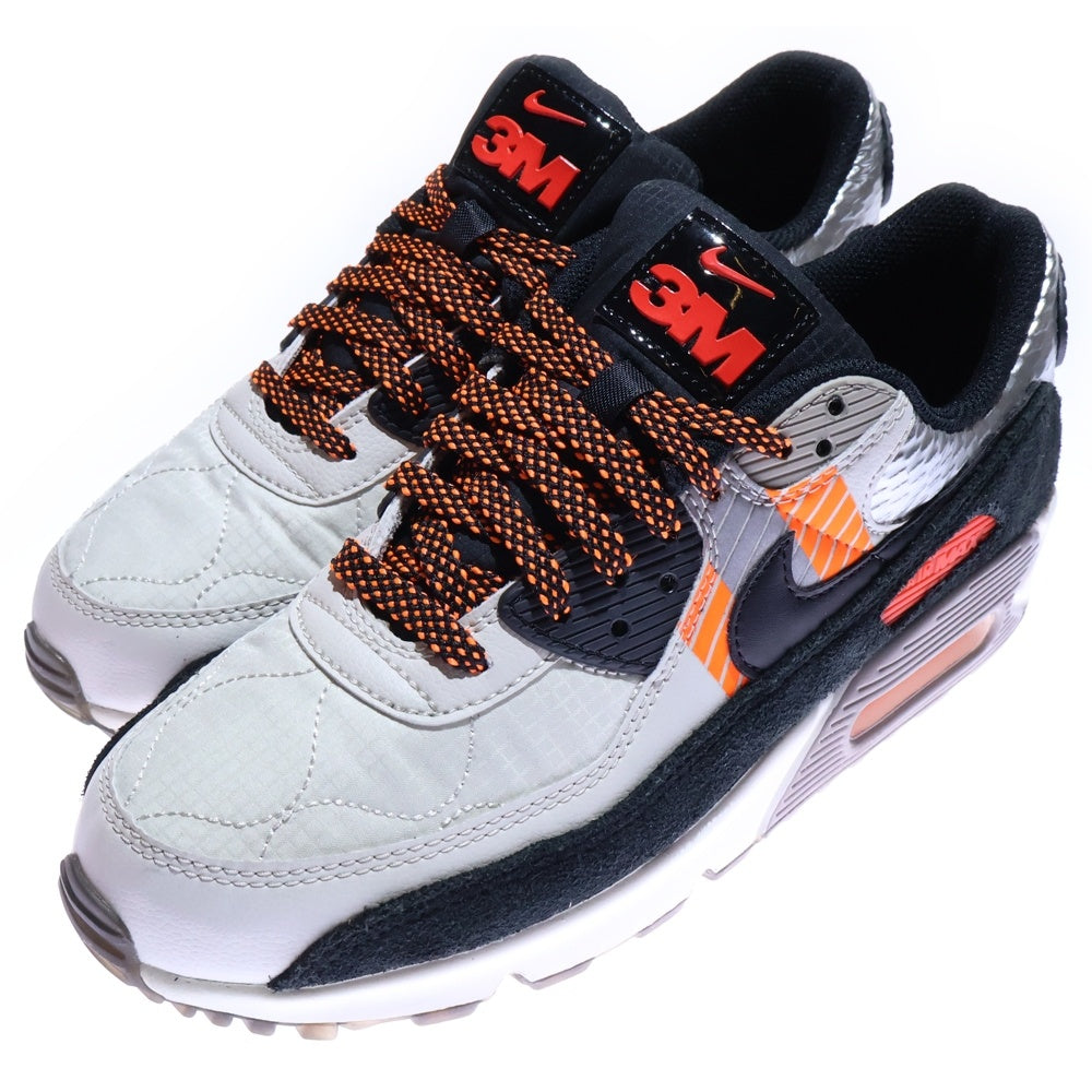 NIKE(ナイキ) AIR MAX 90 3M エアー マックス ローカットスニーカー ブラック/ホワイト US8.5/26.5cm CZ2975-001