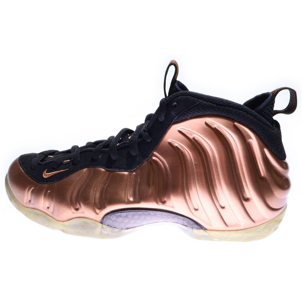 NIKE(ナイキ) AIR FOAMPOSITE ONE エアフォームポジット ワン コッパー ハイカットスニーカー ゴールド US9/27cm 314996-007