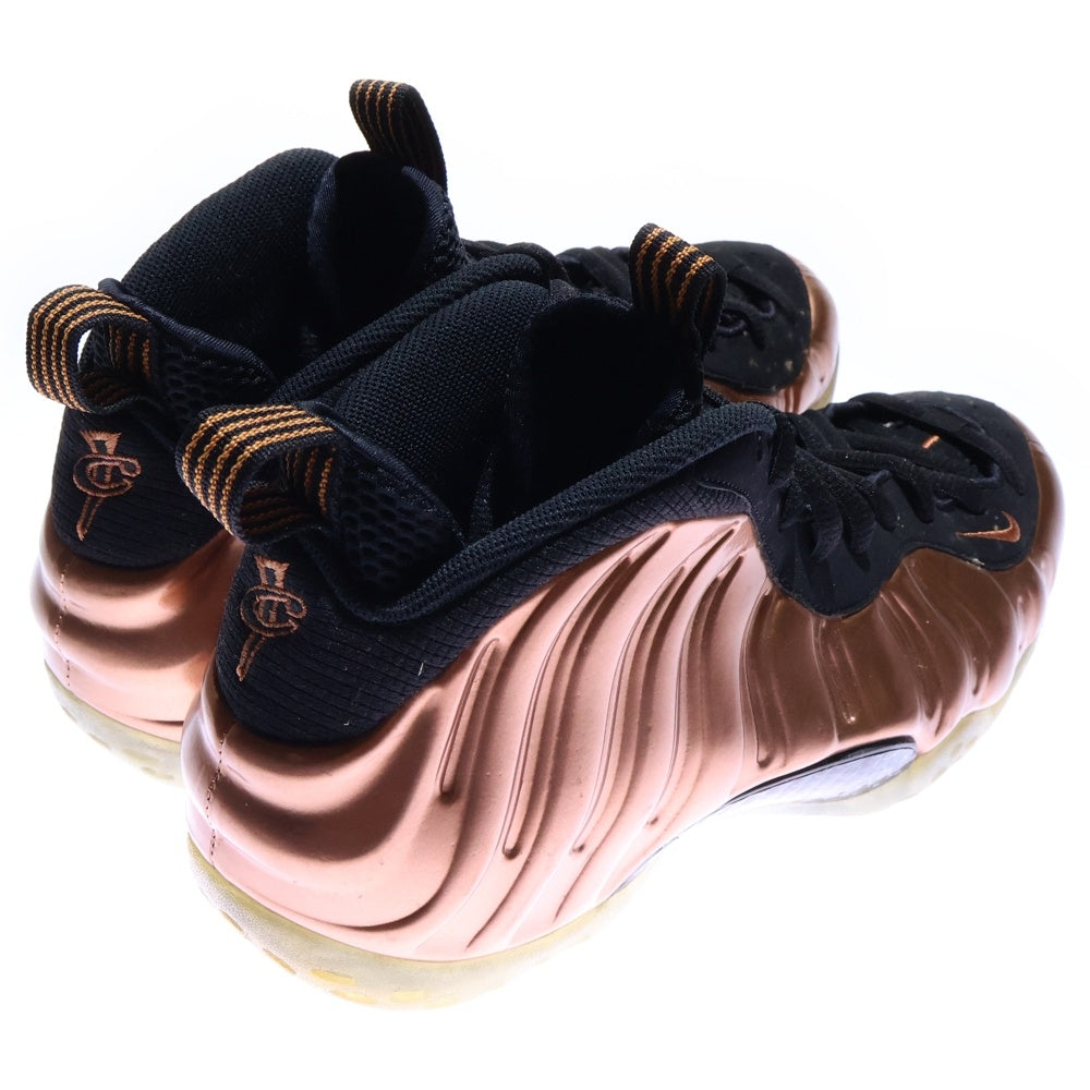 NIKE(ナイキ) AIR FOAMPOSITE ONE エアフォームポジット ワン コッパー ハイカットスニーカー ゴールド US9/27cm 314996-007