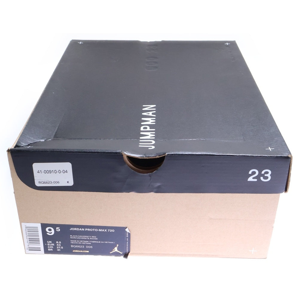 NIKE(ナイキ) JORDAN PROTO-MAX 720 ジョーダン プロト マックス ハイカットスニーカー ブラック US9.5/27.5cm BQ6623-006