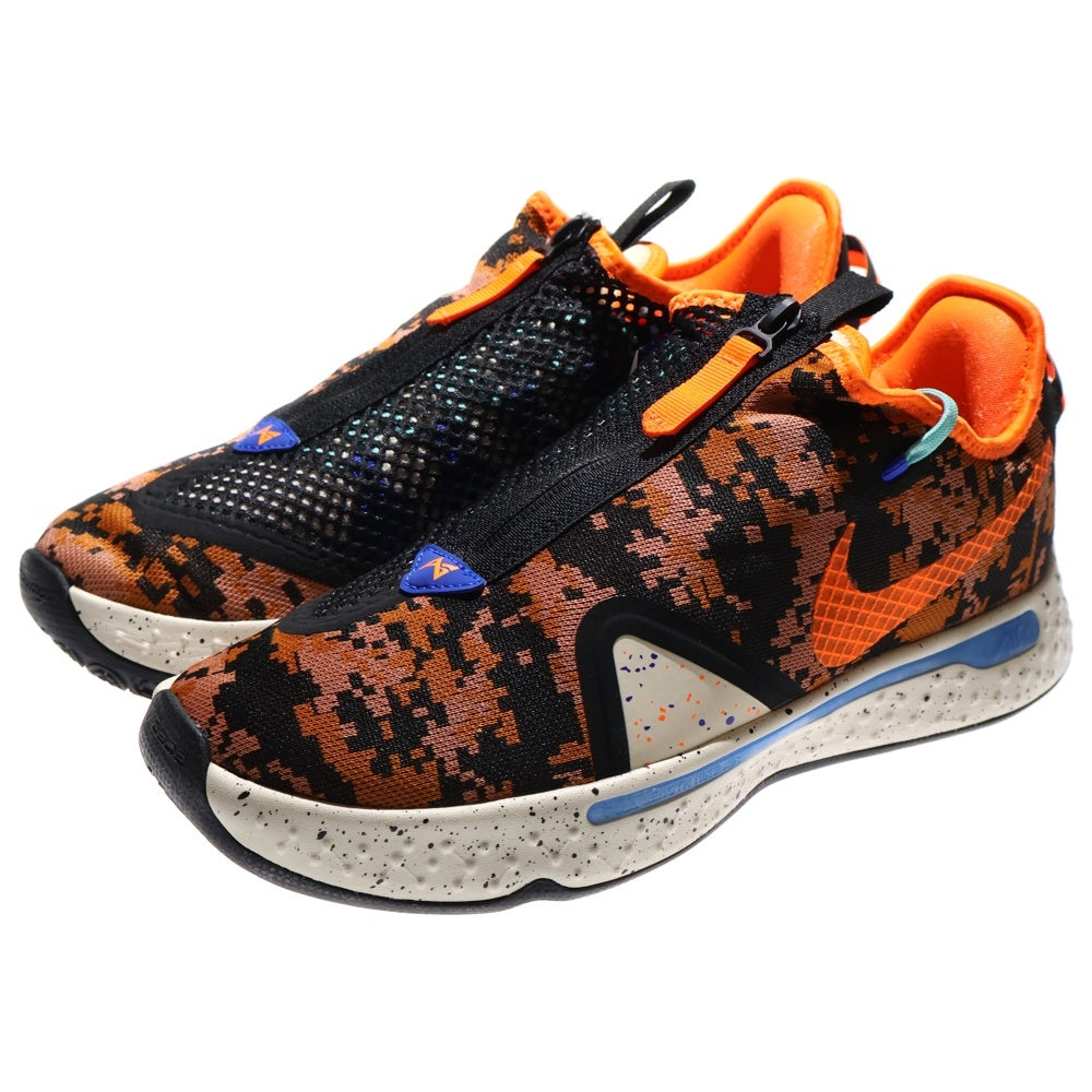 NIKE(ナイキ) PG 4 DIGICAMO デジカモ ローカットスニーカー オレンジ US10/28cm CD5082-200