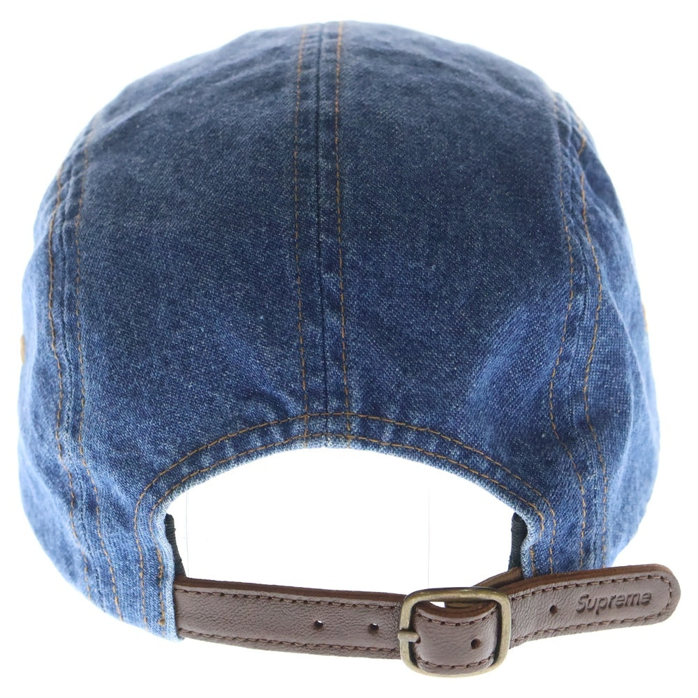 SUPREME(シュプリーム) 22AW Washed Chino Twill Camp Cap ウォッシュド チノ ツウィル キャンプキャップ 帽子 インディゴ