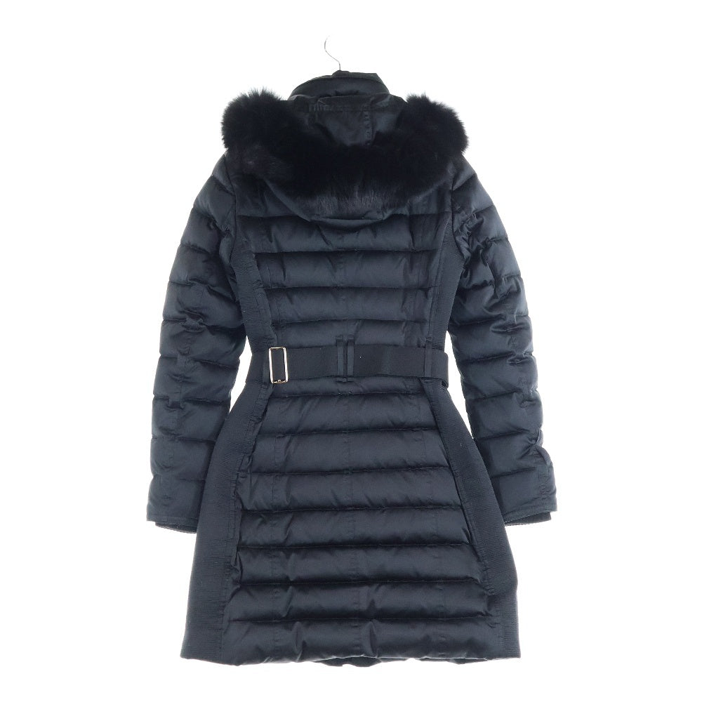 BURBERRY PRORSUM(バーバリー プローサム) フーデッド ダウンジャケット コート ブラック レディース 3994179