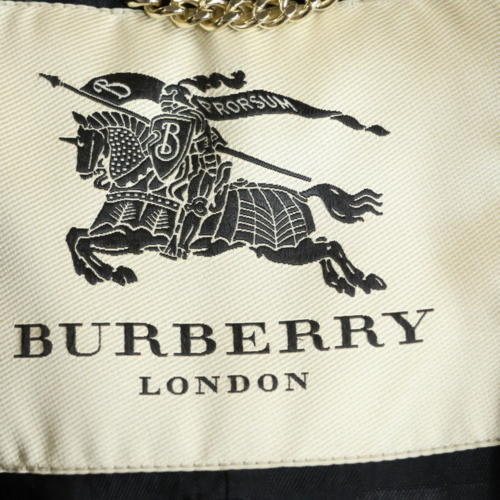 BURBERRY PRORSUM(バーバリー プローサム) フーデッド ダウンジャケット コート ブラック レディース 3994179