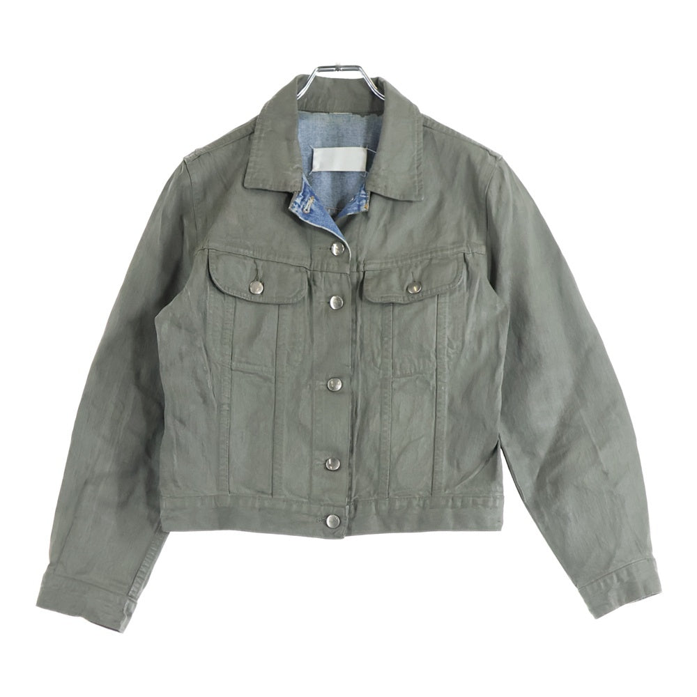 Maison Martin Margiela(メゾンマルタンマルジェラ) 90S Artisanal Painted Denim Jacket アーティザナル ペイントデニムジャケット オリゾンティタグ レディース 333-45301