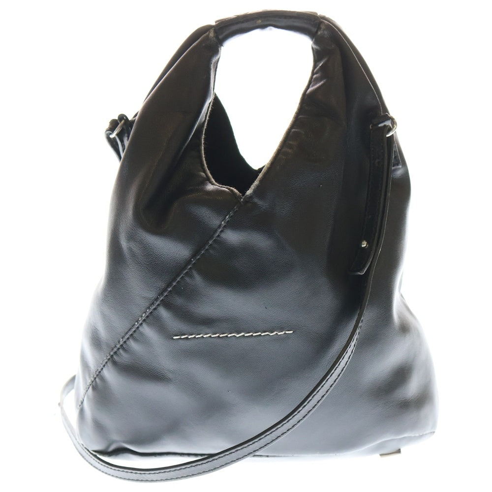 MM6 Maison Margiela(エムエムシックスメゾンマルジェラ) Japanese ジャパニーズ ナノ フェイクレザー ショルダーバッグ ブラック S41WD0040