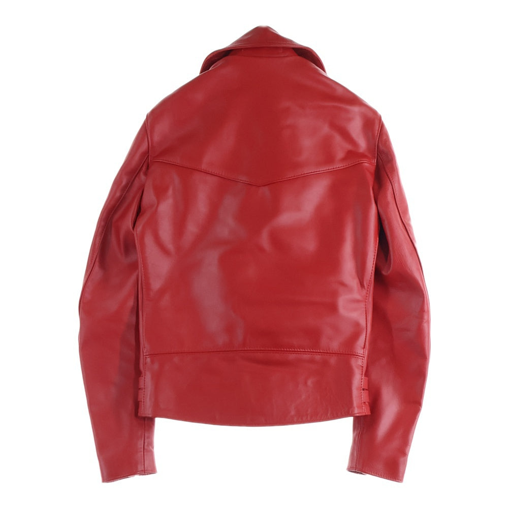 Lewis Leathers(ルイスレザー) 391T Lightning タイトフィット ライトニング ホースハイド ダブルライダースジャケット レッド