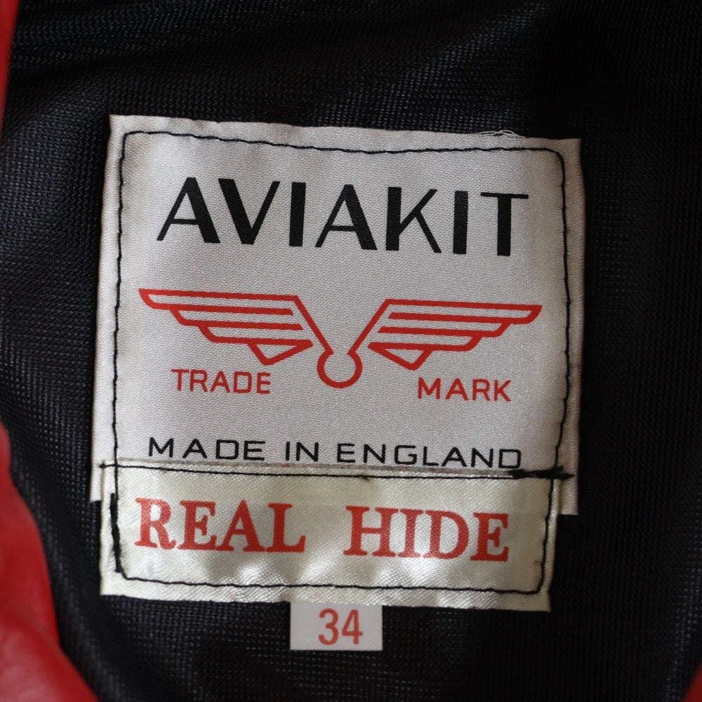 Lewis Leathers(ルイスレザー) 391T Lightning タイトフィット ライトニング ホースハイド ダブルライダースジャケット レッド