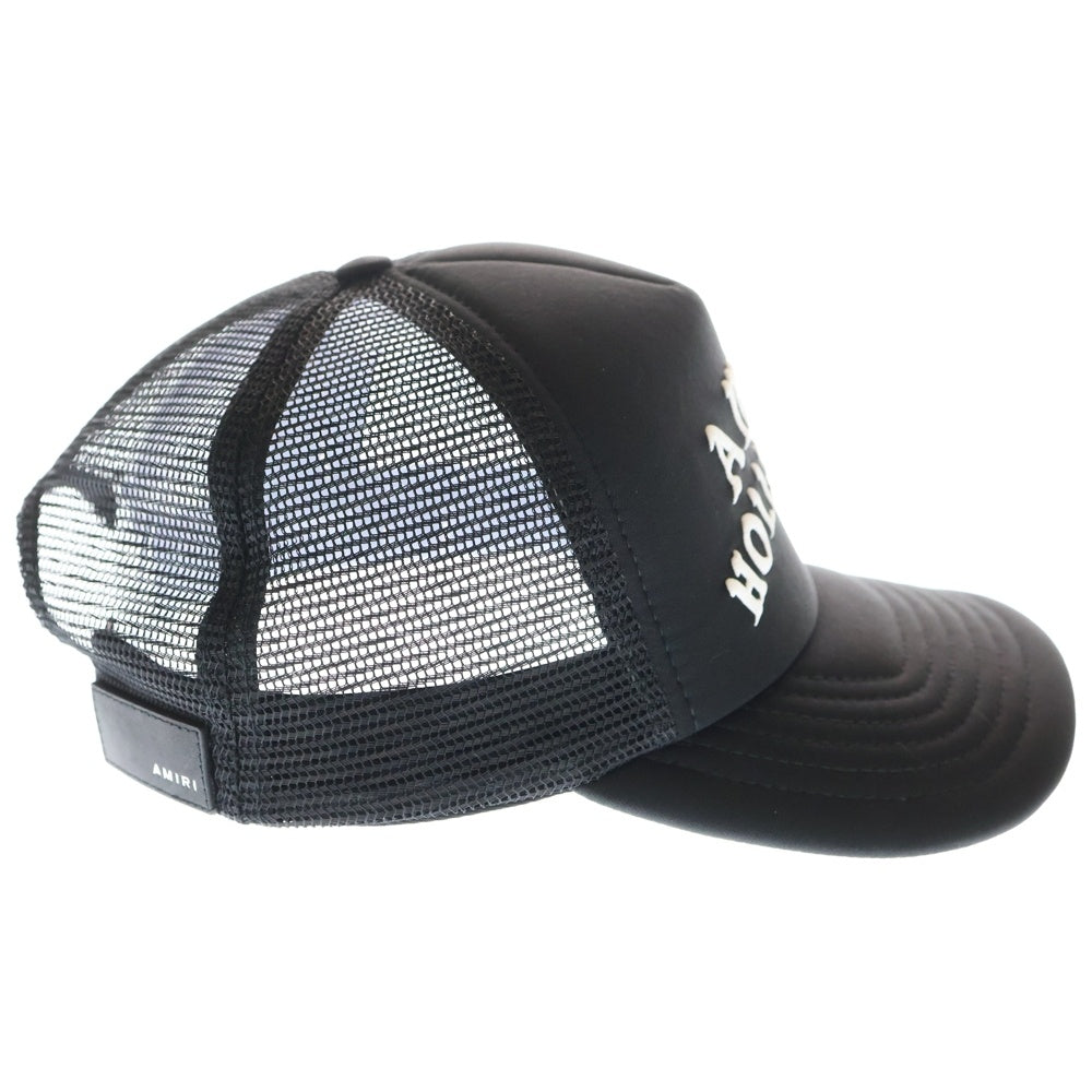 AMIRI(アミリ) AM HOLLYWOOD CAP ハリウッド ロゴエンブロイダリー キャップ 帽子 ブラック