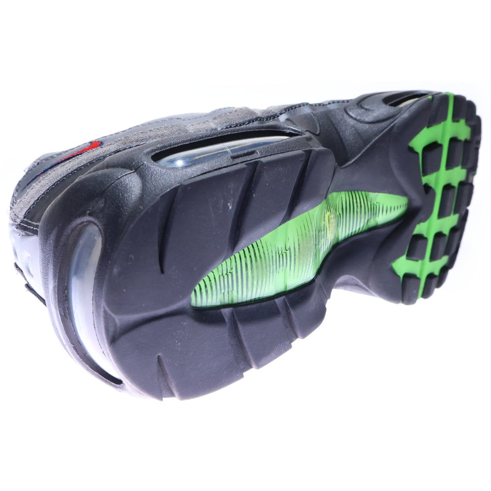 NIKE(ナイキ) AIR MAX 95 SE TV COLOR BARS エアマックス カラーバーズ ローカットスニーカー ブラック/グレー US9.5/27.5cm CW6575-001