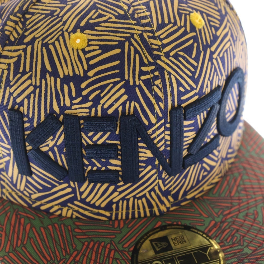 KENZO(ケンゾー) ×NEW ERA 59FIFTY FITTED CAP ニューエラ 総柄 キャップ 帽子 マルチカラー